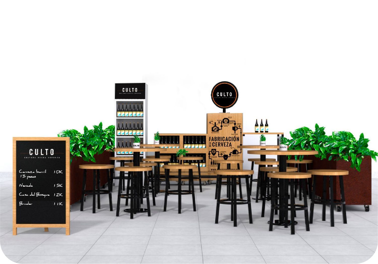 culto isla comercial we make design diseño de marca